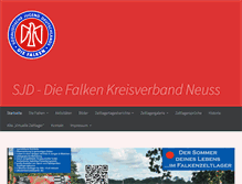 Tablet Screenshot of falken-neuss.de